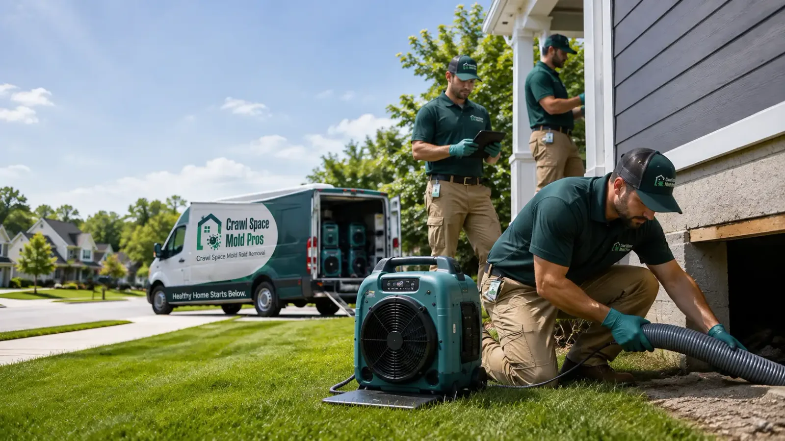 Crawl Space Mold Removal in Albion, WA
